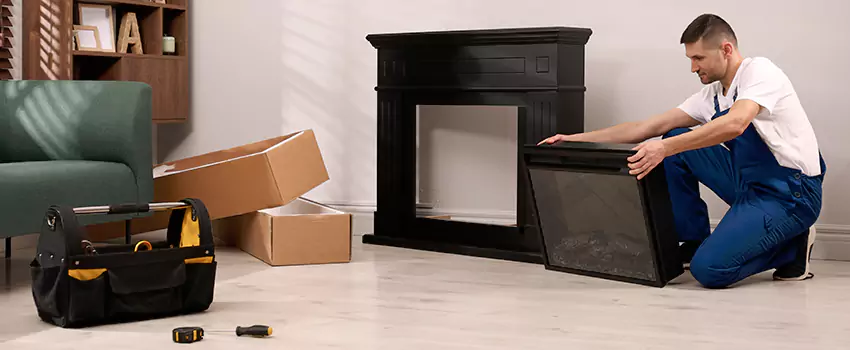 Old Rusted Metal Fireplace Repair And Replacement in Millbrook, AL