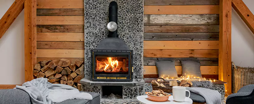 Thelin Hearth Products Direct Vent Gas Stove Fireplace Inspection in Millbrook, Alabama